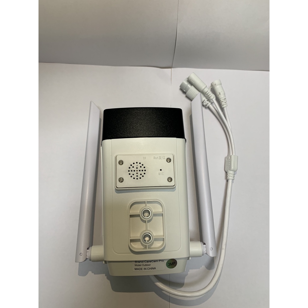 CAMERA ngoài trời wifi 2 Râu 6 Led phầm mềm Carecam Pro chống nước, đèn LED quay đêm có màu Full HD có báo động