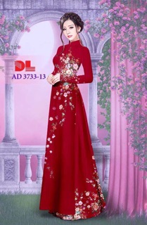 Áo dài in cả bộ áo và quần
