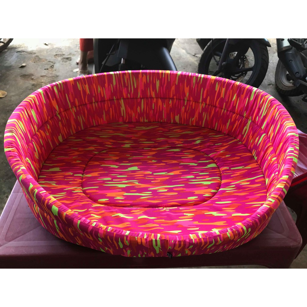 Nệm GIƯỜNG Ổ hình oval cho chó mèo THÚ CƯNG SIZE LỚN