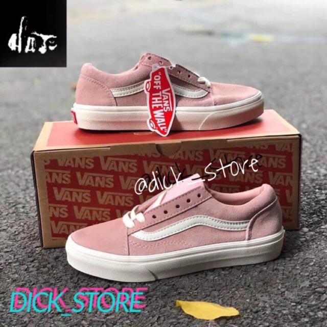 &gt;ẢNH THẬT-HÀNG THẬT&lt; Giày Sneaker V ans OG style 36 hồng nỉ nữ