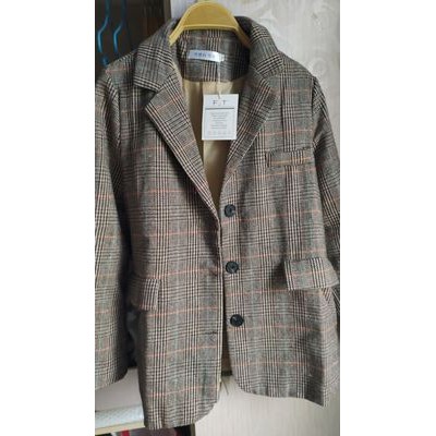 Ảnh thật 5 hình cuối-Áo blazer kẻ caro thời trang Hàn Quốc