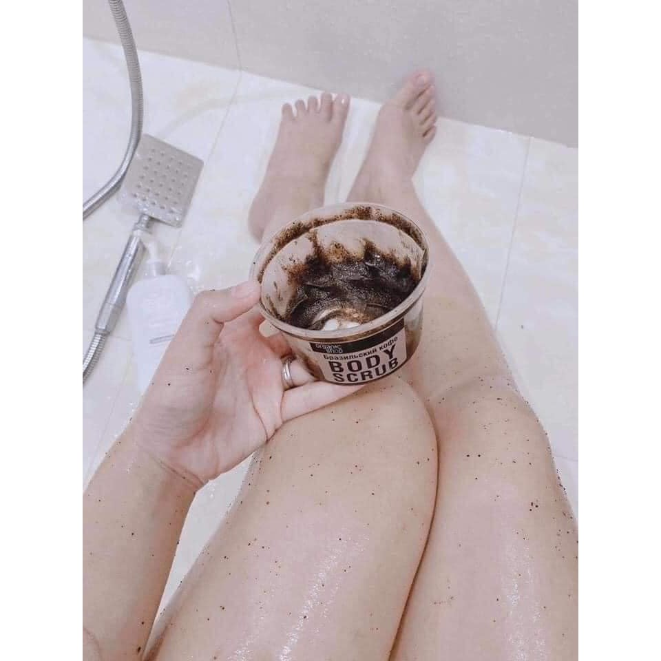 TẨY DA CHẾT TOÀN THÂN ORGANIC SHOP ORGANIC COFFEE &amp; SUGAR BODY SCRUB