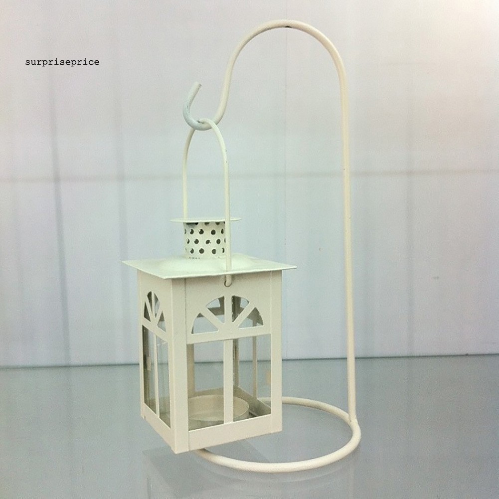 Đế nến hình ngôi nhà bằng sắt cổ điển đẹp mắt trang trí nội thất