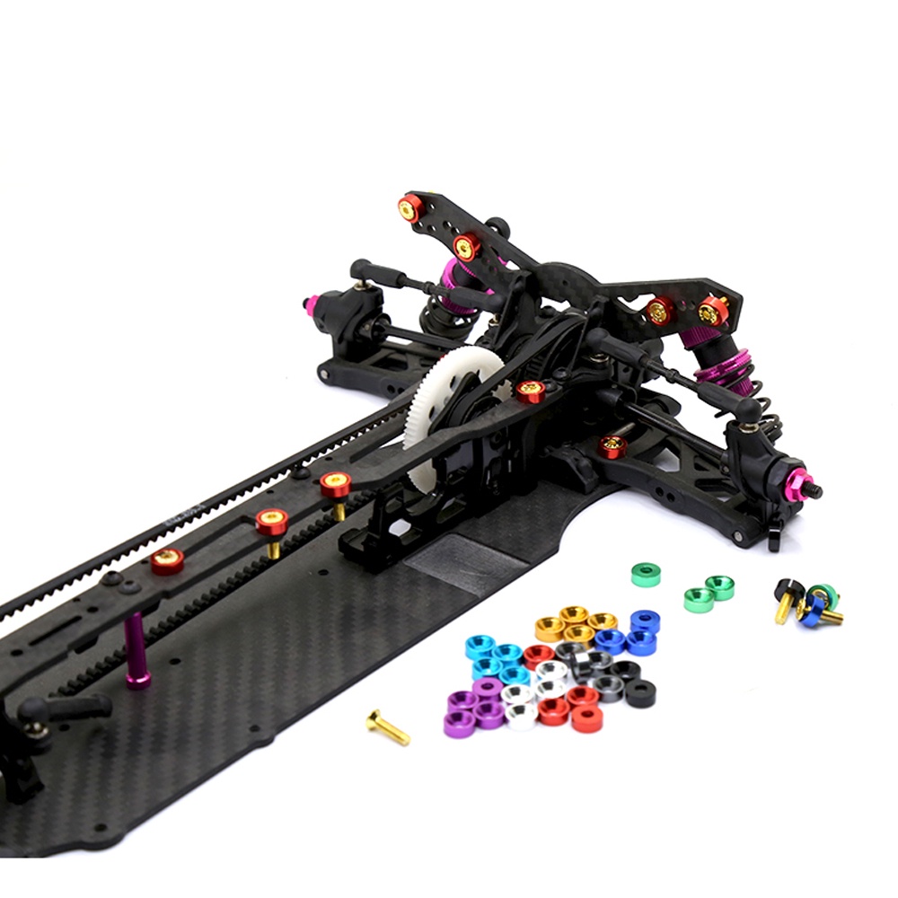 Bộ 50 Vòng Đệm Cao Su M3 Cho Xe Điều Khiển Từ Xa HSP WLtoys HPI TAMIYA ARRMA KYOSHO TRX4 SCX10