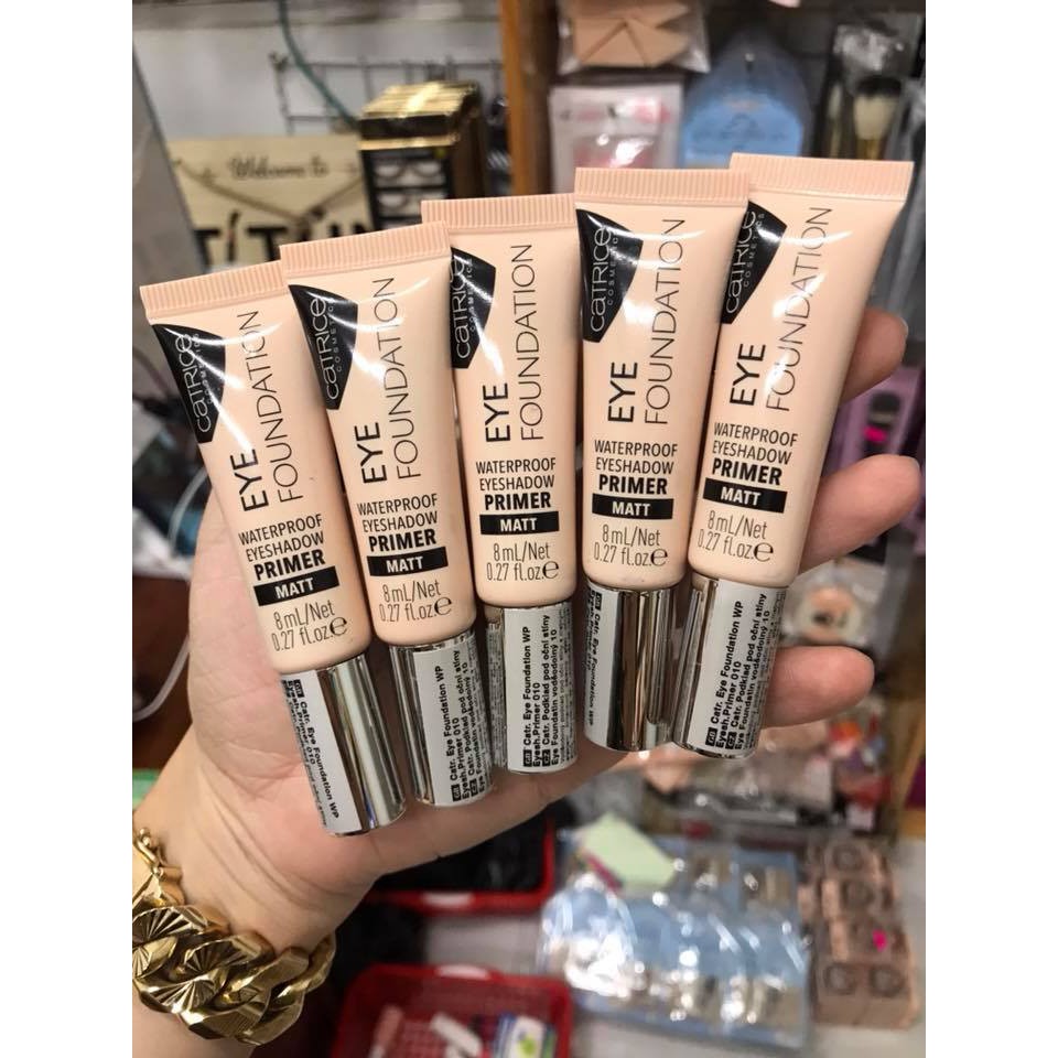 Kem Lót Mắt Catrice Eye Foundation Waterproof Eyeshadow Prime