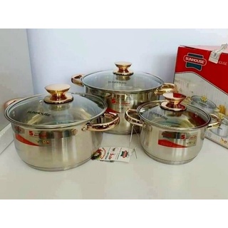 BỘ NỒI SUNHOUSE 5 ĐÁY SUNHOUSE 781