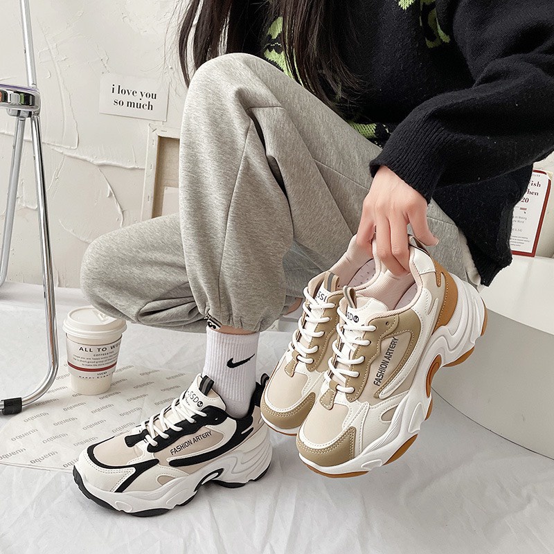 giày thể thao nữ độn đế  ( 405 - 406 )