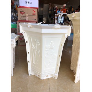 Khuôn lục giác ống 44: Khuôn đúc chậu cảnh nhựa ABS lục giác ống cao 44