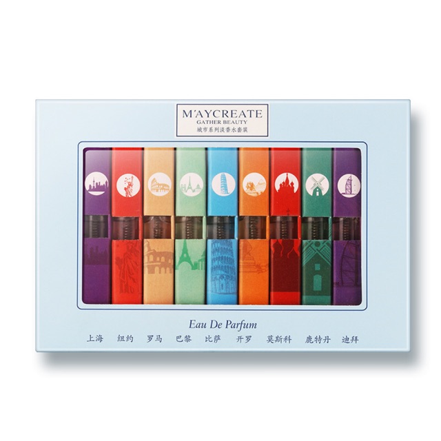 Set nước hoa sample Maycreate 9 mùi