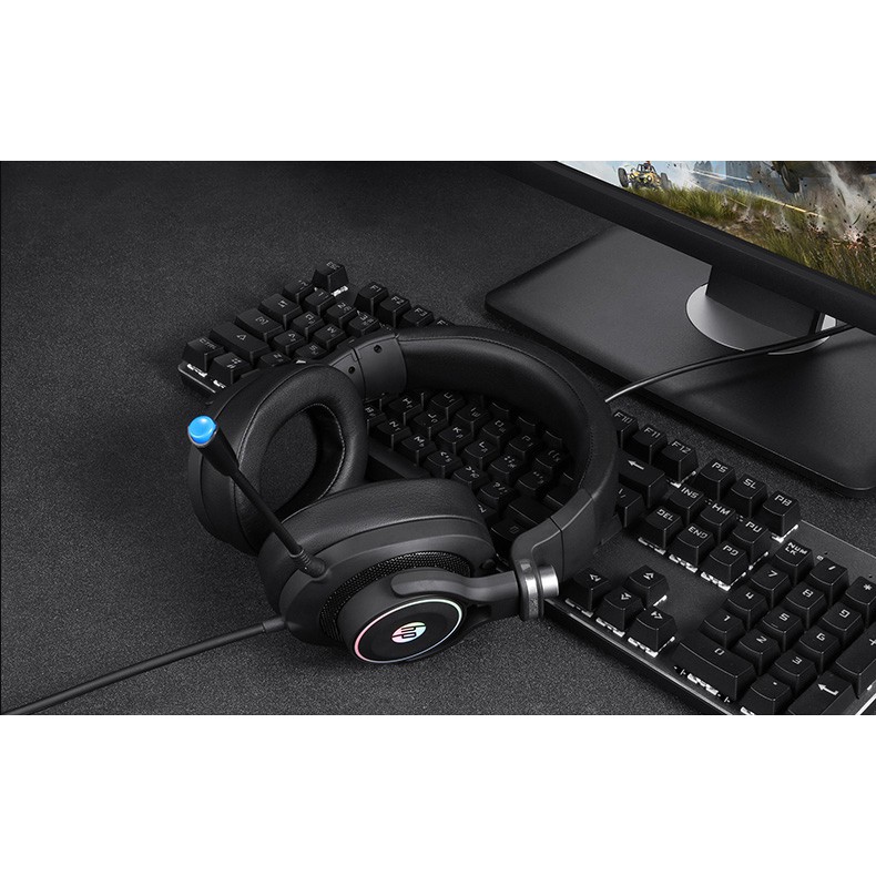Tai nghe 7.1 chuyên game HP H500GS led RGB - âm thanh cực chuẩn (Đen) | BigBuy360 - bigbuy360.vn