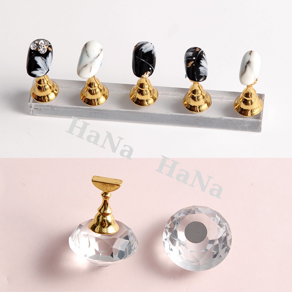 Đế gắn móng giả , đế nam châm gắn móng mẫu tập vẽ