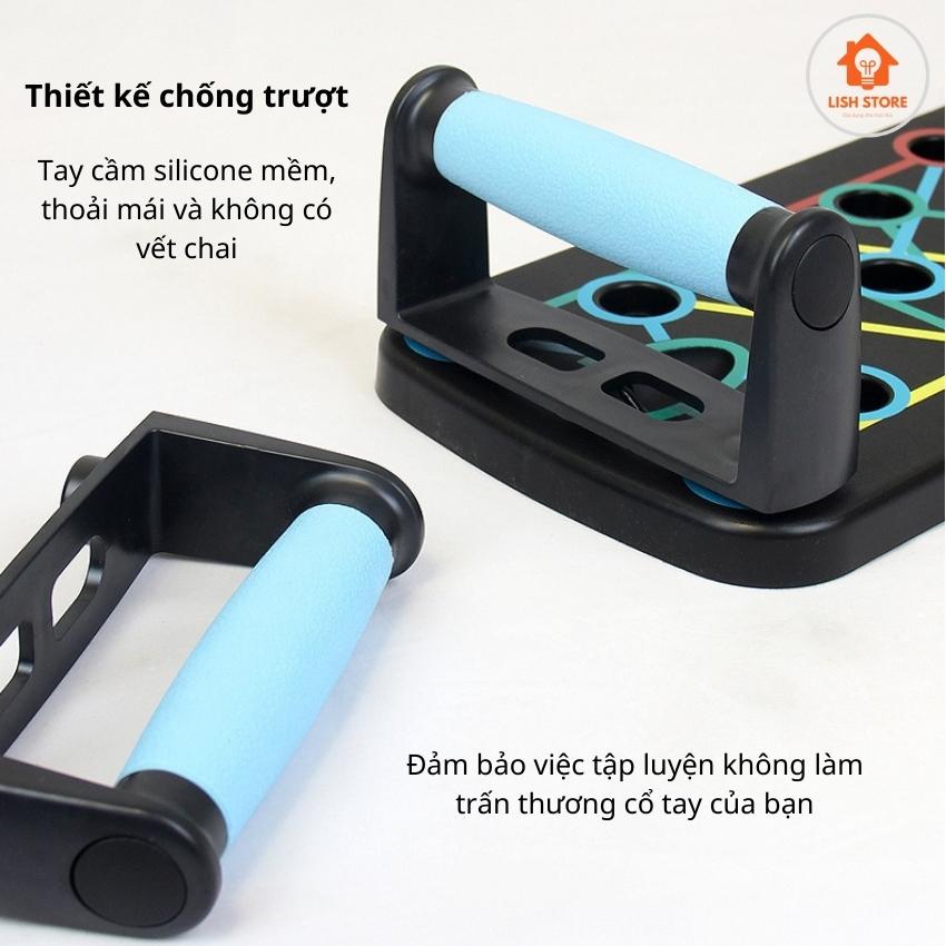 Dụng Cụ Hít Đất Chống Đẩy Tập Tại Nhà, Bộ Đồ Hỗ Trợ Tập Chống Đẩy Đa Năng. LISH Store