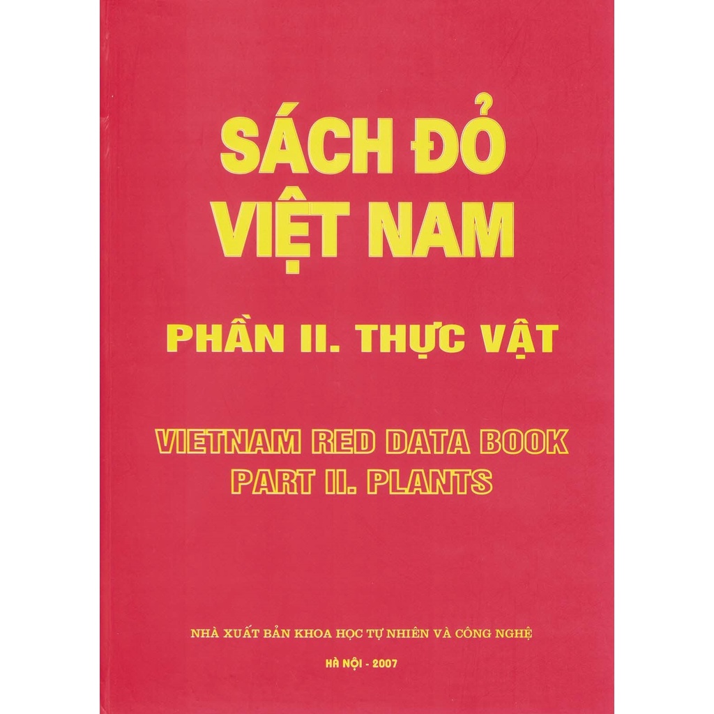 Sách - Sách Đỏ Việt Nam Phần II: Thực Vật (Bìa Cứng)