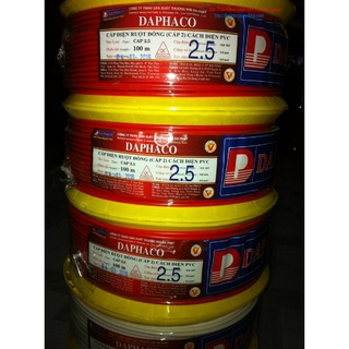 DÂY ĐIỆN ĐƠN CV FADACAO/DAPHACO (CUỘN 100 MÉT)