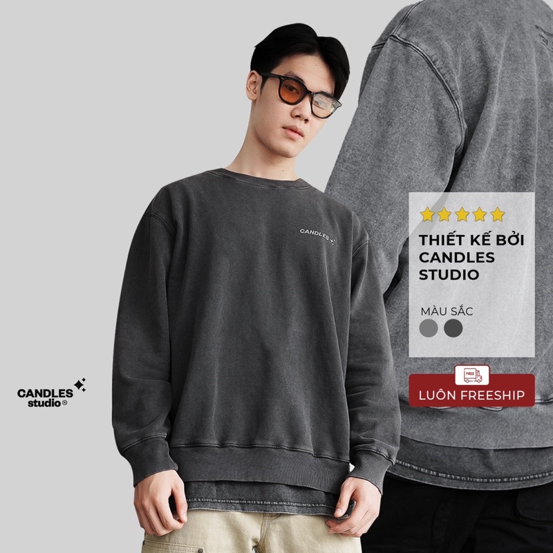 Áo Sweater Smalllogo Candles Studio