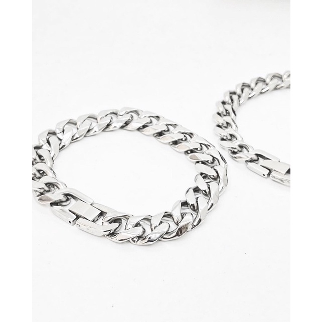 Lắc tay xích titan Ocoborus - khoá bấm