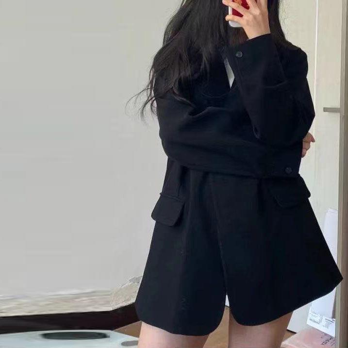 Áo khoác kiểu vest dáng rộng dài qua gối thời trang Hàn Quốc mùa xuân thu dành cho phái nữ | BigBuy360 - bigbuy360.vn