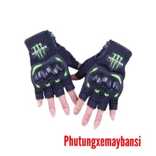 Găng tay phượt hở ngón Monter