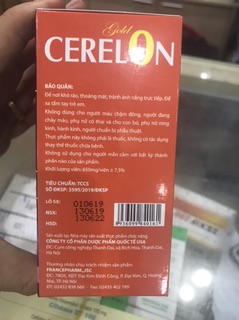 Cerelon gold hoạt huyết