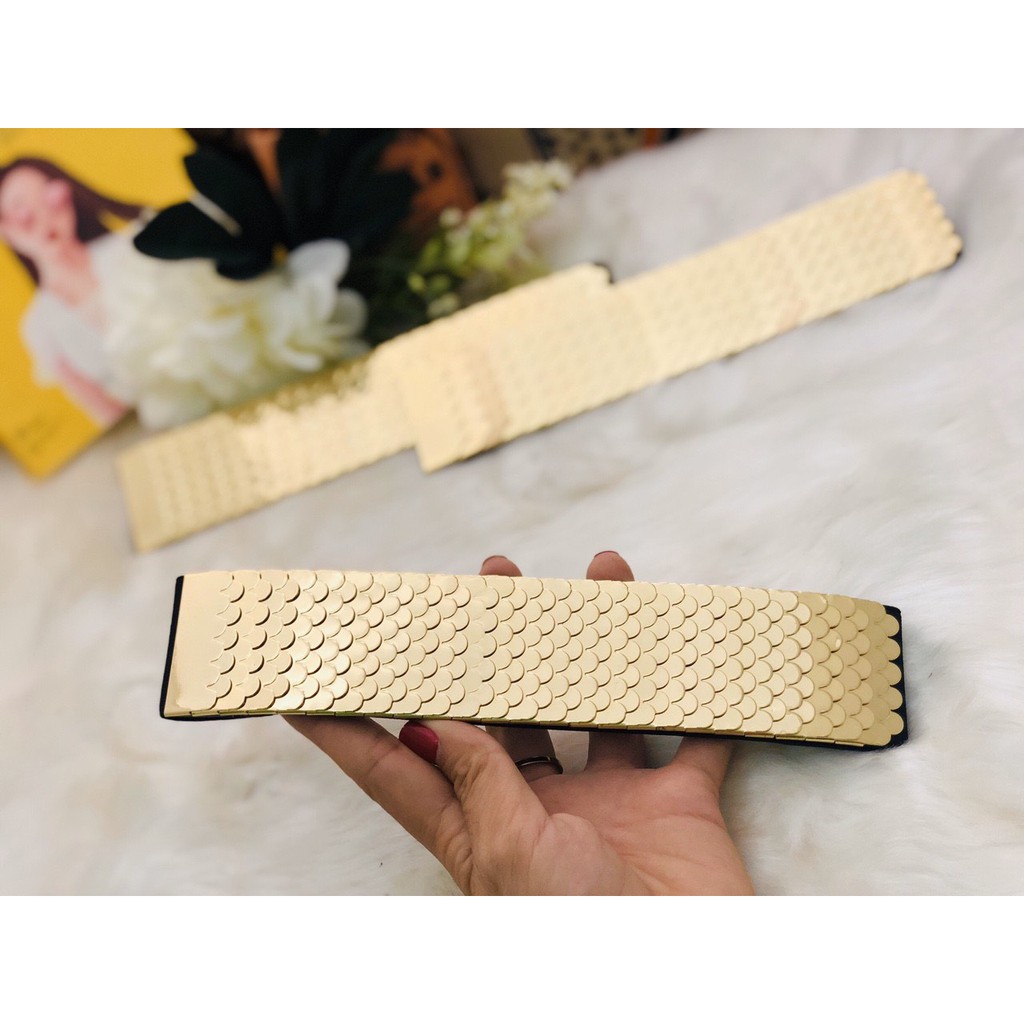 Dây nịt đai mặc váy belt mặc đầm vảy cá bản nhỏ 3cm siêu hot hit cực xinh