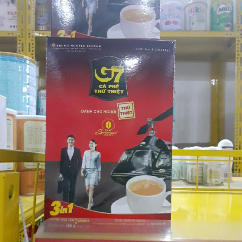 Cà Phê hòa tan G7 cà phê Trung Nguyên hộp 288g ( 18 gói x 16g )