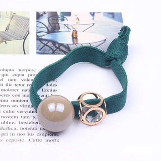 Dây cột tóc đính hạt tròn thời trang cho nữ