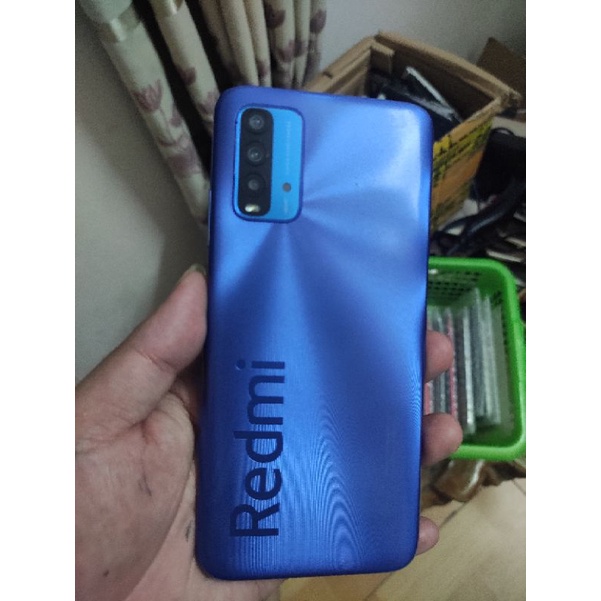 Điện thoại cũ redmi 9t pin 6000mah 2 sim chơi game tiếng việt đầy đủ