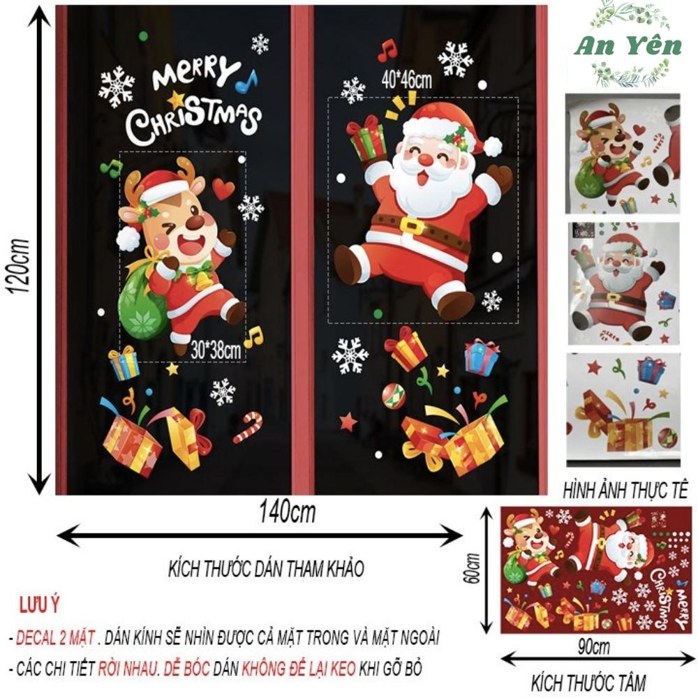 Tranh dán Noel, decal Noel Decal dán tường Trang trí Noel - Giáng sinh (nhiều mẫu) | BigBuy360 - bigbuy360.vn