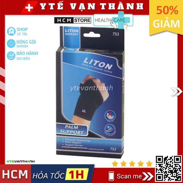 ✅ Băng Thể Thao Liton 753 (Cổ Tay) -VT0122