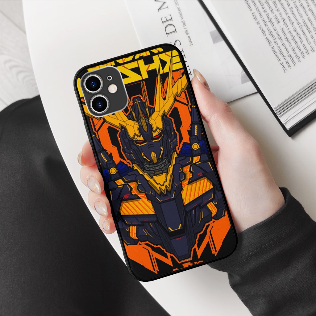 Ốp Manga robot Gundam Banshee màu sắc cho Iphone 6 7 8 Plus 11 12 13 mini Pro Max X Xr  và SAMSUNG  MANGA00290