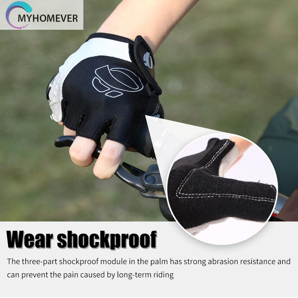 Găng Tay Hở Ngón Thoáng Khí Chống Trượt Cho Hoạt Động Ngoài Trời