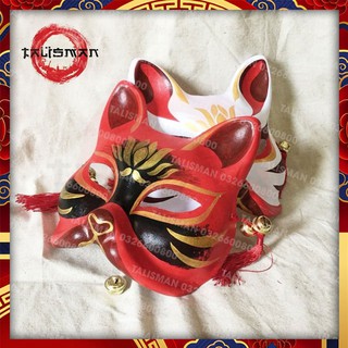[ĐB] [100% vẽ tay thủ công] Mặt nạ cáo vẽ_29 (Mask fox-cosplay)