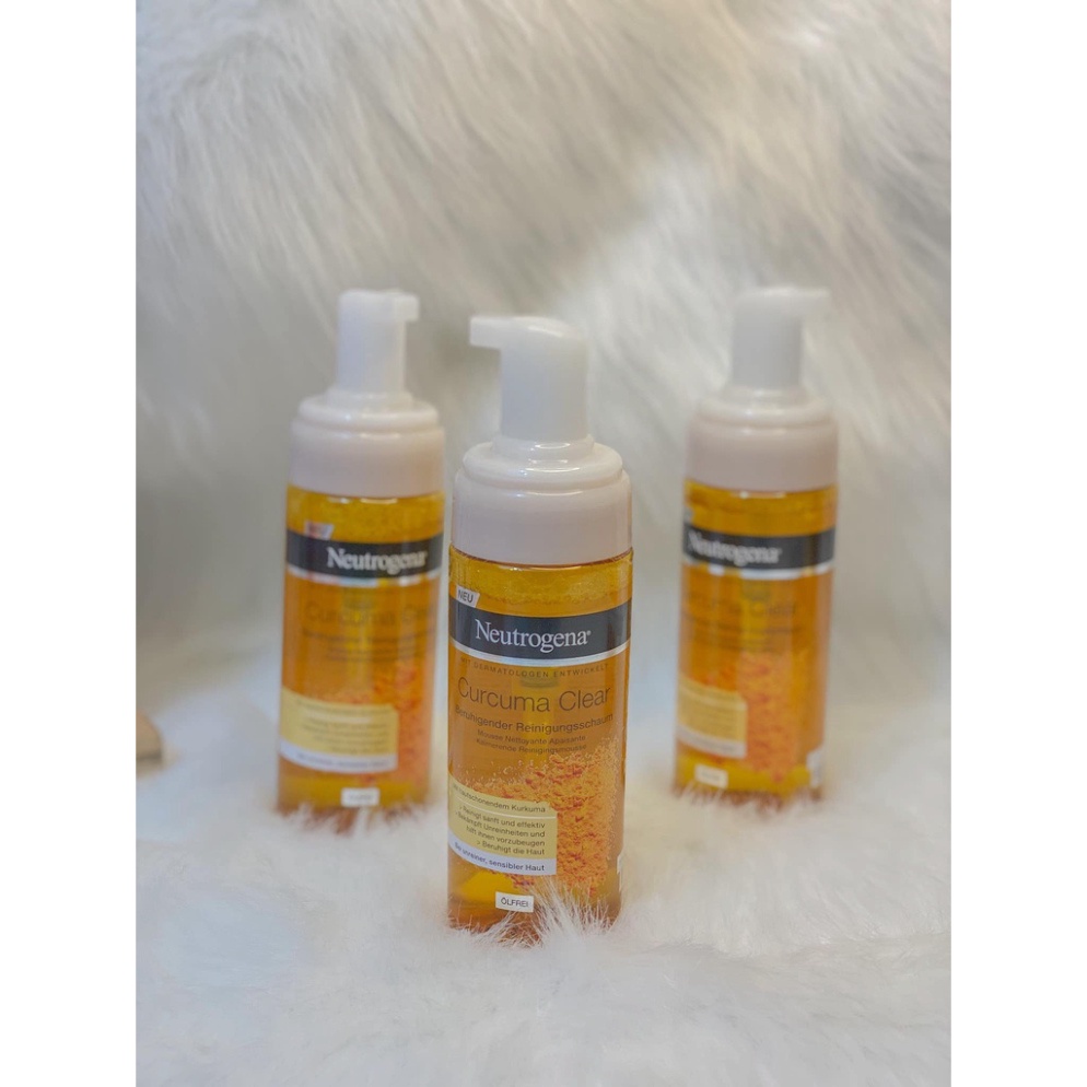 Sữa rửa mặt tạo bọt Neutrogena Nghệ Curcuma Clear 150ml