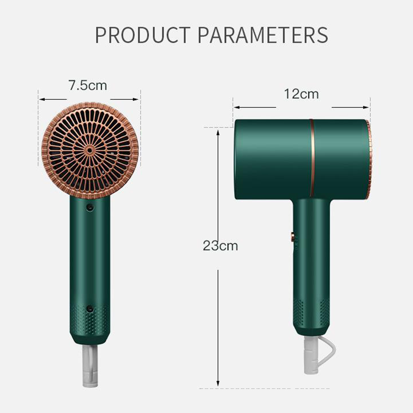 Hair Dryer Diffuser Home 1800W Hair Care Professinal Quick Dry Portable Travel Foldable Handle