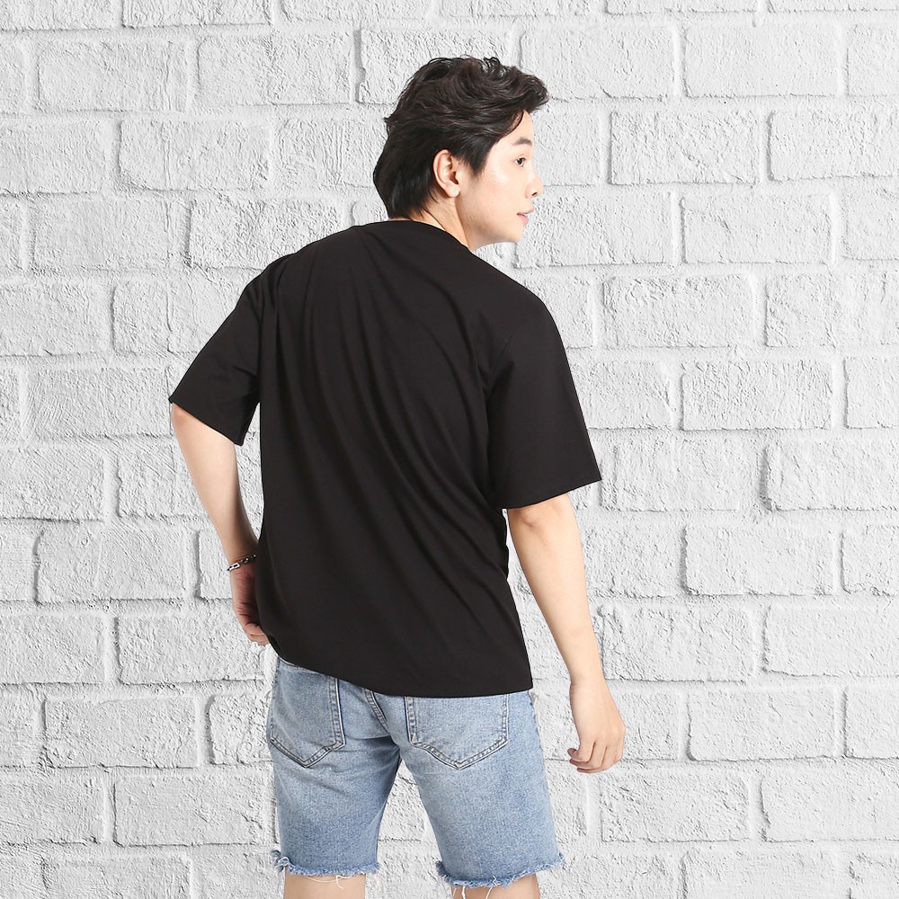 Áo thun tay lỡ phong cách unisex cổ tròn cho nam nữ in hình Mèo đẹp T20