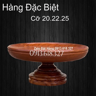 Mâm Bồng Thờ Cúng Nguyên Khối Gỗ Hương Cỡ nhỏ 20,22,25