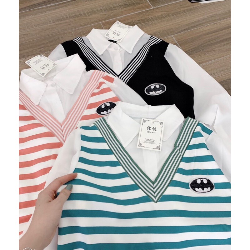 Áo ghi lê pha siêu đẹp hàng chuẩn ảnh. Sỉ 85k | BigBuy360 - bigbuy360.vn