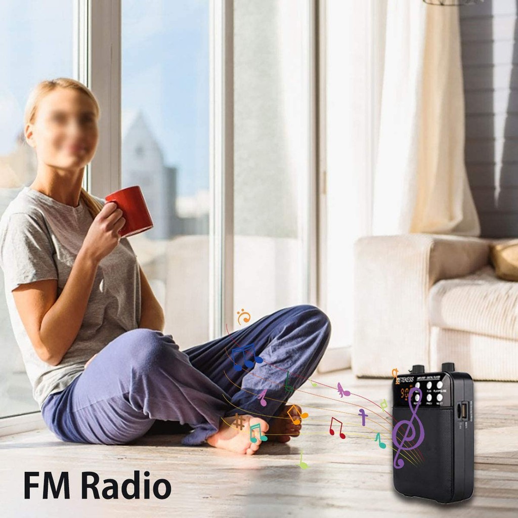 Hệ Thống Khuếch Đại Âm Thanh Không Dây Mini Retekess TR619 PA TT123 TR503 2.4G Kèm Mic Dùng Cho Giảng Dạy