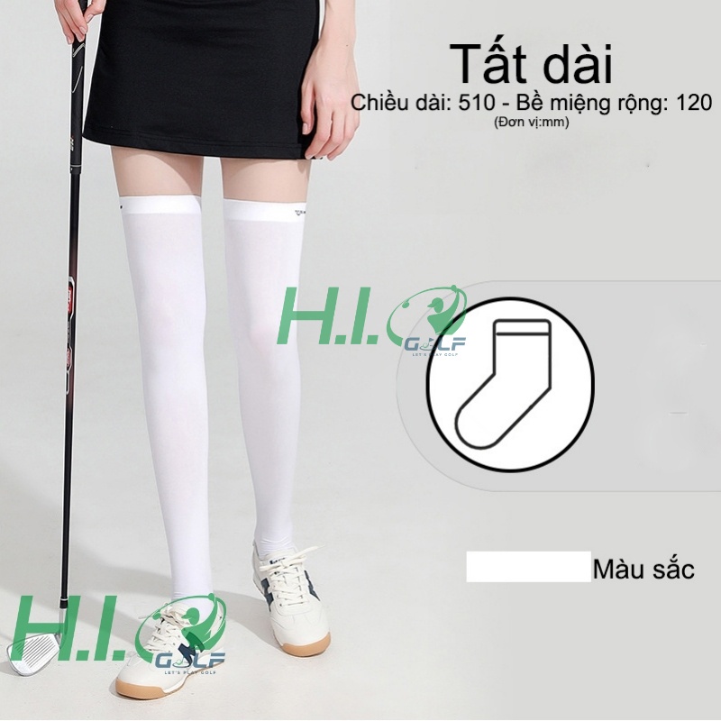 Tất Golf nữ vải lụa băng chống nắng GoloveJoy