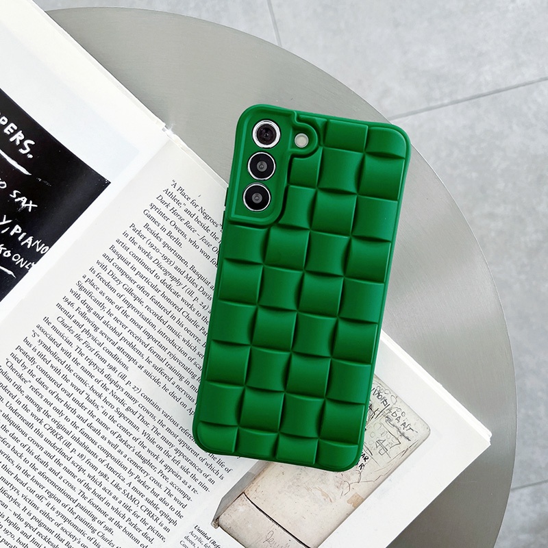 Ốp Điện Thoại TPU Mềm Khung Vuông Cho Samsung Galaxy S22 S21 Plus Ultra