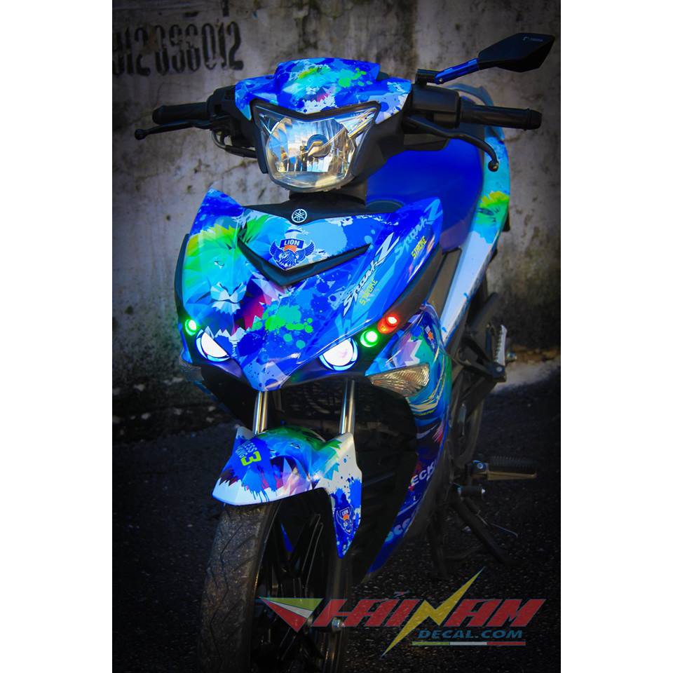 Tem trùm sư tử xanh cho Exciter 150