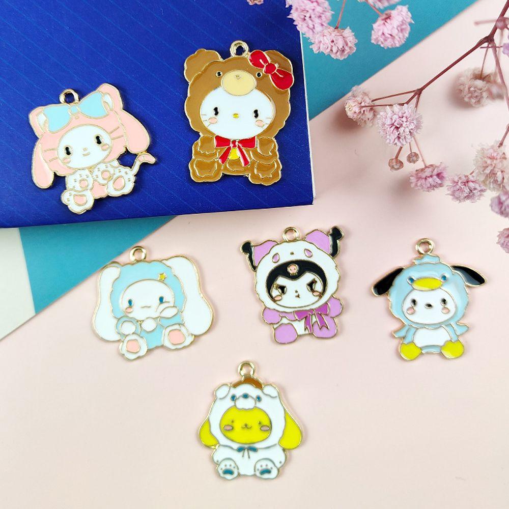 FORBETTER Set 10 Mặt Dây Chuyền Hình Melody Hoạt Hình Dễ Thương