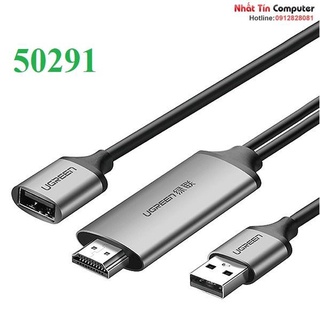 Cáp chuyển đổi usb micro, lightning, type-c sang hdmi ugreen 50291 chính hãng