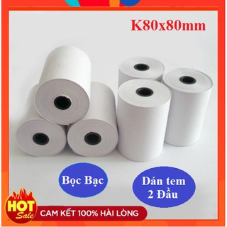 Giấy in nhiệt, giấy in hóa đơn k80x80mm, giấy in bill