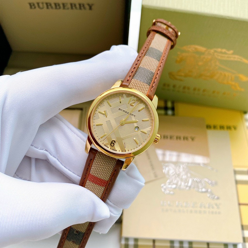 ĐỒNG HỒ NỮ BURBERRY DÂY DA BU10102  BU10104 - SIZE 31MM