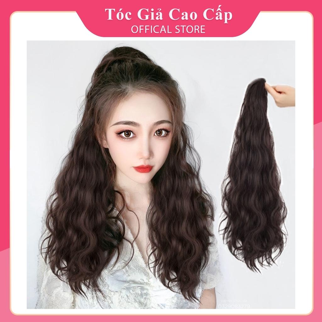 Tóc giả ngoặm đuôi ❤️FREESHIP❤️ Tóc ngoặm xù - ảnh thật , Mã n42