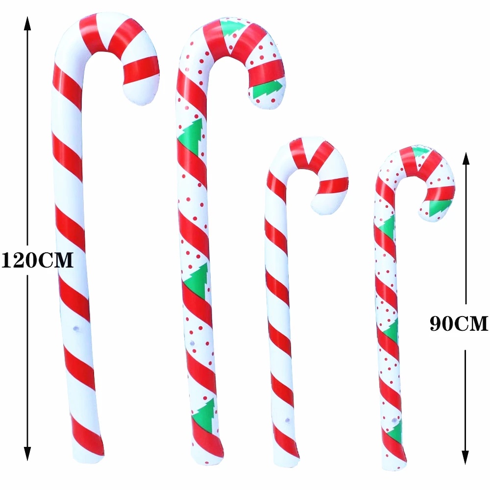 Bong Bóng PVC 120 / 90CM Hình Lon Kẹo Dùng Trang Trí Tiệc Giáng Sinh Năm Mới