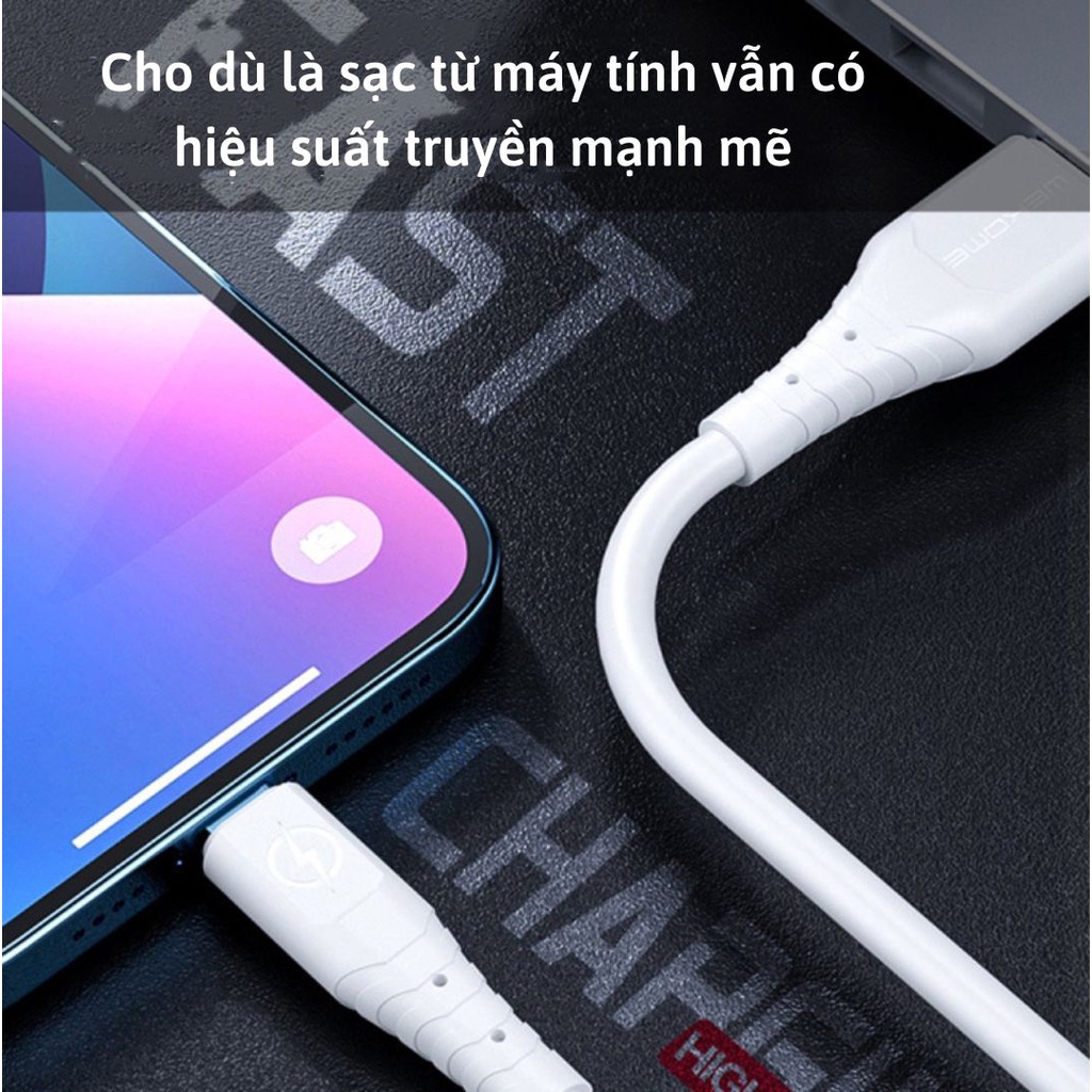 Cáp sạc 20W WDC-154 Type-C to Lai ning hỗ trợ sạc nhanh cho điện thoại phụ kiện - ORIO