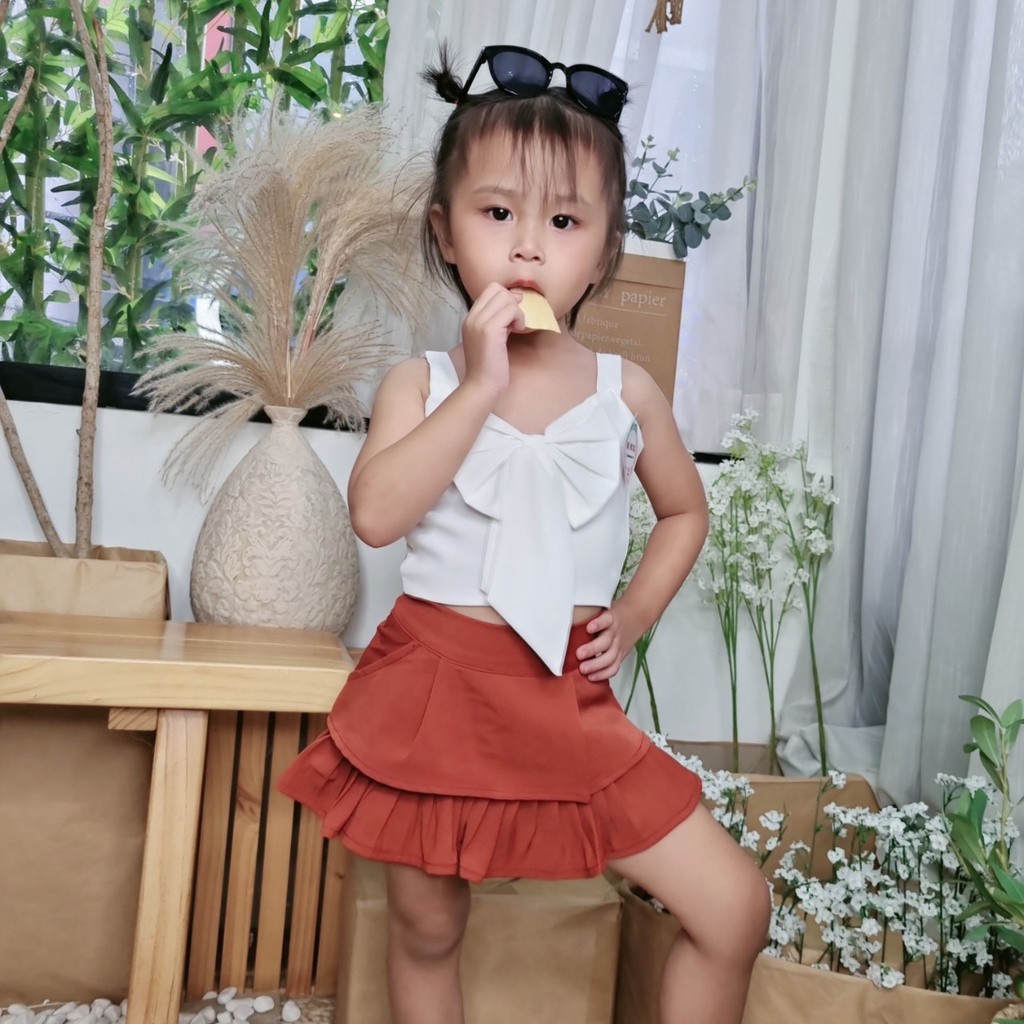 CHÂN VÁY QUẦN bé gái, chân váy xòe, chân váy xếp ly bé gái 10-32kg