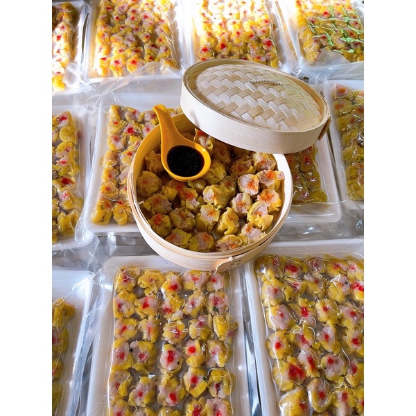 Xíu mại người hoa khay 30 viên 500gr (giao hỏa tốc tphcm)